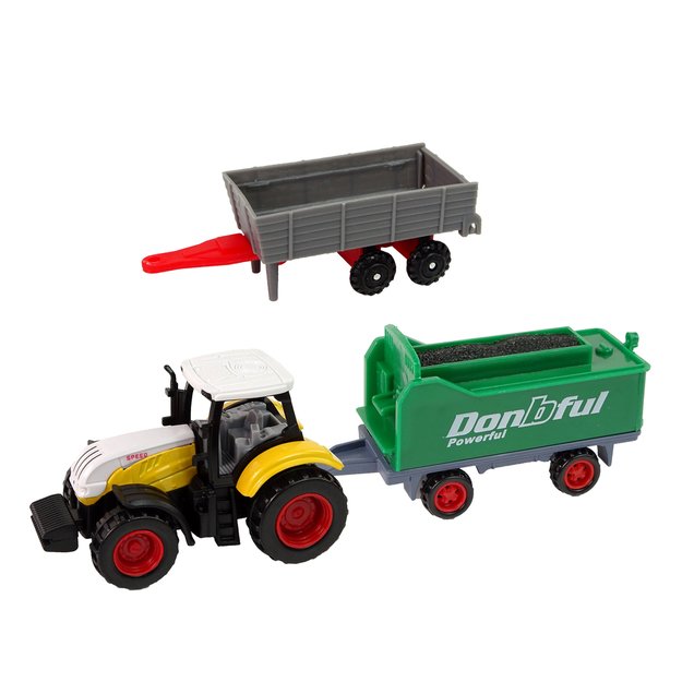 Žemės ūkio transporto priemonių rinkinys 12 vnt., metalas 2