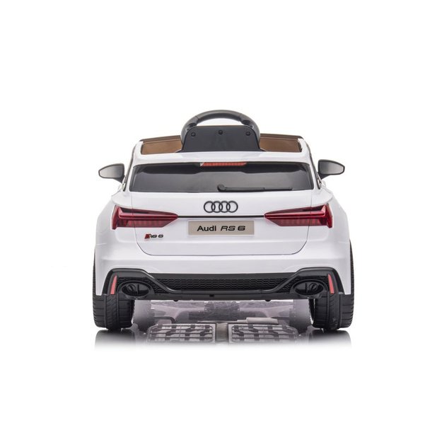 Vienvietis elektromobilis vaikams Audi RS6 BRD, baltas