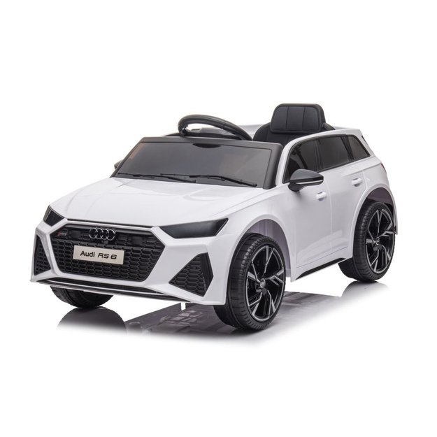 Vienvietis elektromobilis vaikams Audi RS6 BRD, baltas