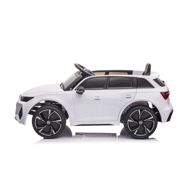 Vienvietis elektromobilis vaikams Audi RS6 BRD, baltas