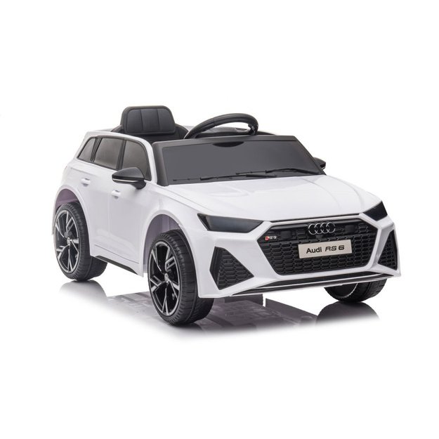 Vienvietis elektromobilis vaikams Audi RS6 BRD, baltas
