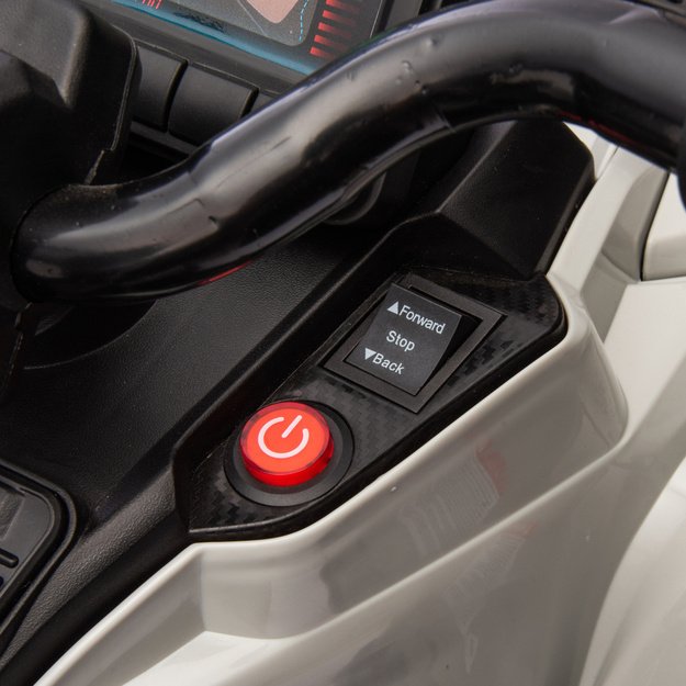 Dvivietis elektrinis keturratis Can-Am Outlander 4x4 DK-CA005, pilkas, 24V 9 Dvivietis elektrinis keturratis Can-Am Outlander 4x4 DK-CA005, pilkas, 24V 9