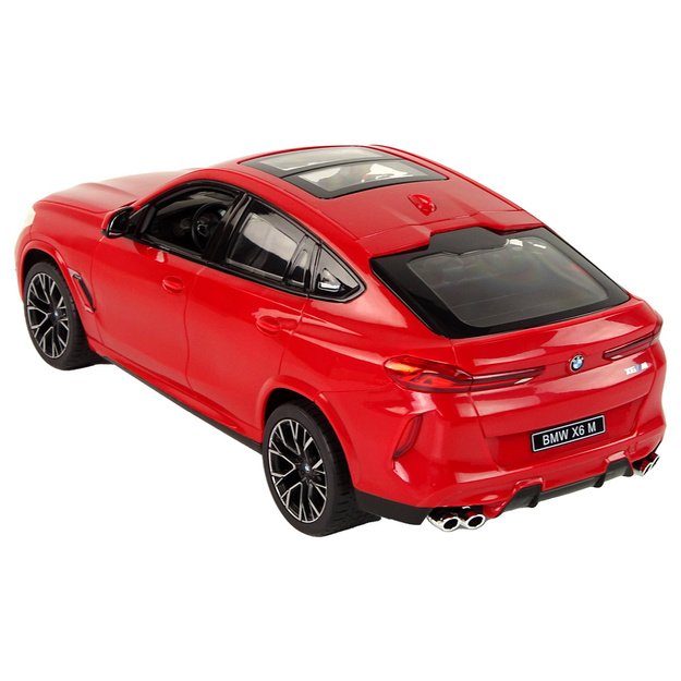 Nuotoliniu būdu automobilis Bmw X6 M 1:14, raudonas