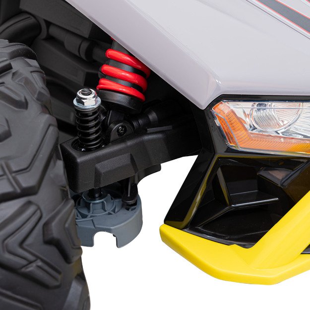 Dvivietis elektromobilis bagis Auto Buggy Racing 5, 24V, pilkas