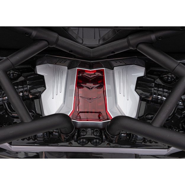 Dvivietis elektromobilis bagis Auto Buggy Racing 5, 24V, pilkas