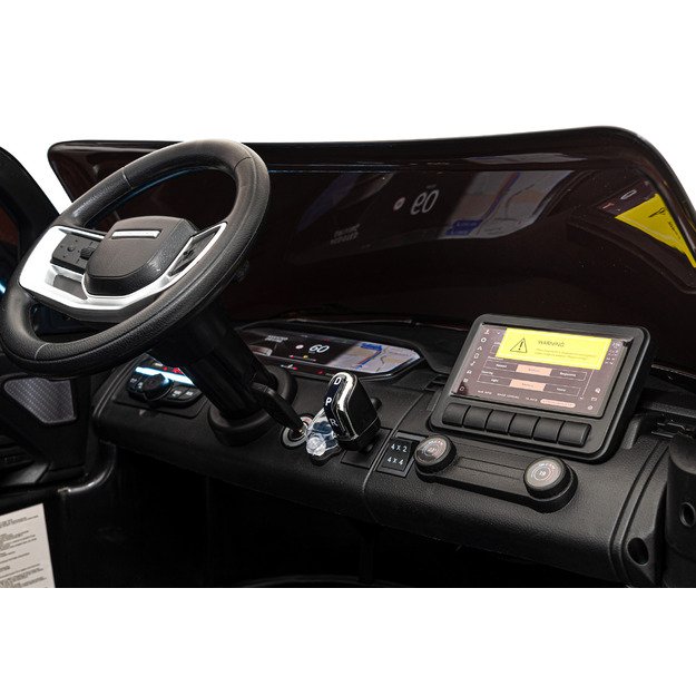 Dvivietis vaikiškas elektromobilis Range Rover SUV Lift, juodas