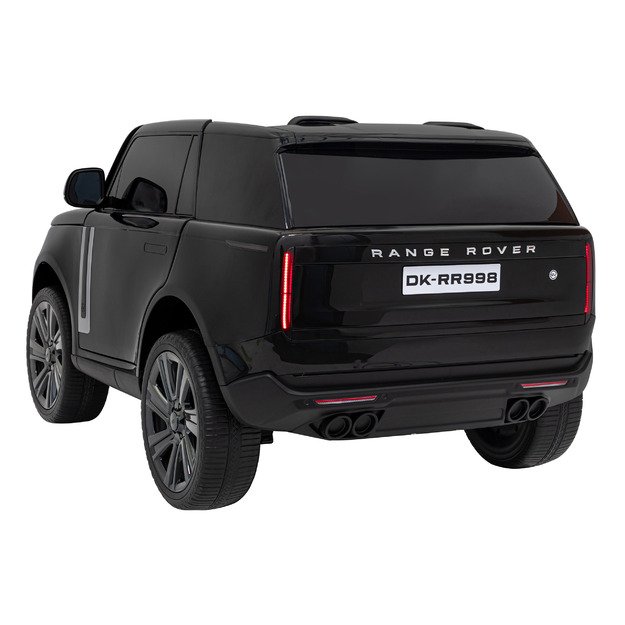 Dvivietis vaikiškas elektromobilis Range Rover SUV Lift, juodas