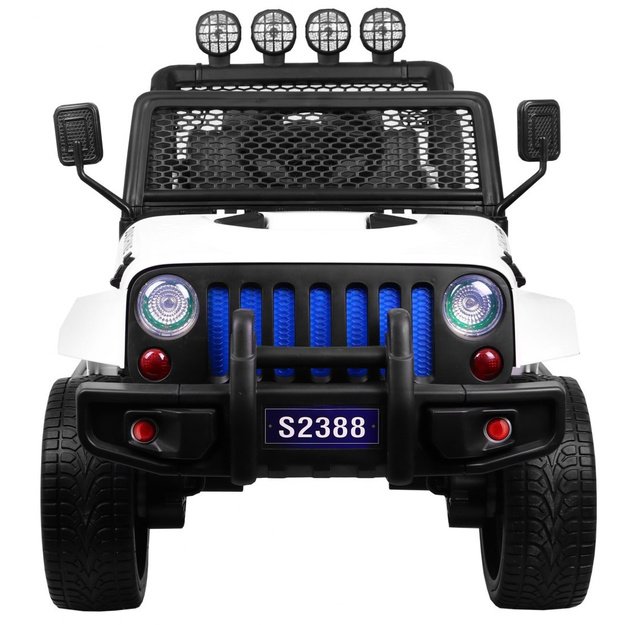 Vienvietis elektrinis džipas vaikams Raptor Drifter 4x4, baltas