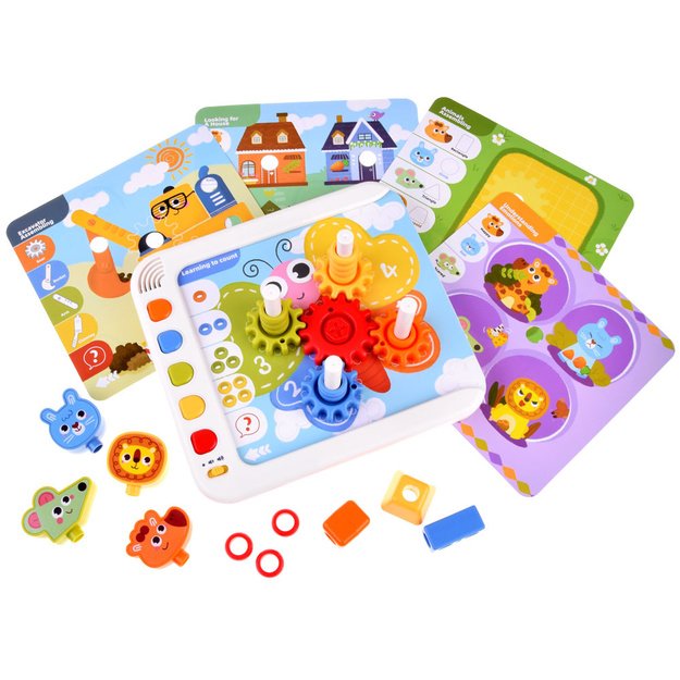 Interaktyvus Montessori mokomasis žaidimas, emocijos ir skaičiai