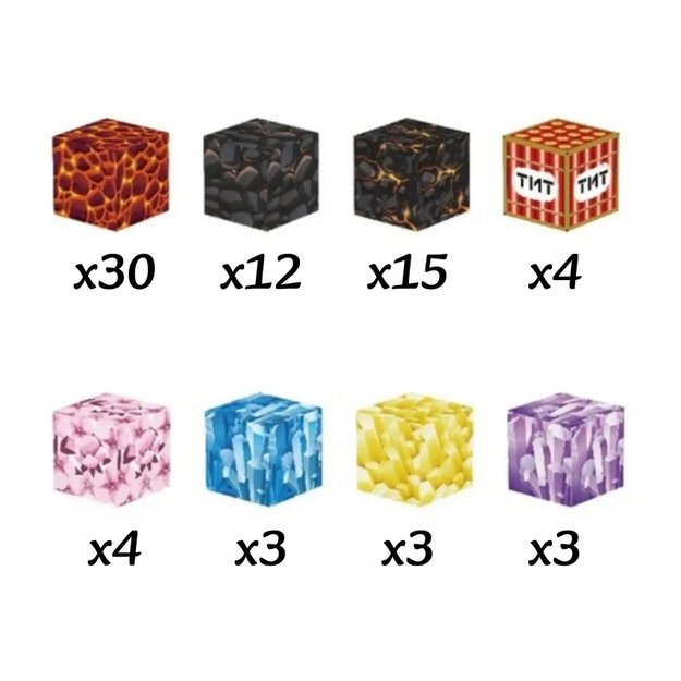 Statybinės magnetinės kaladėlės vaikams „Pixels“ 74 vnt., WOOPIE 2