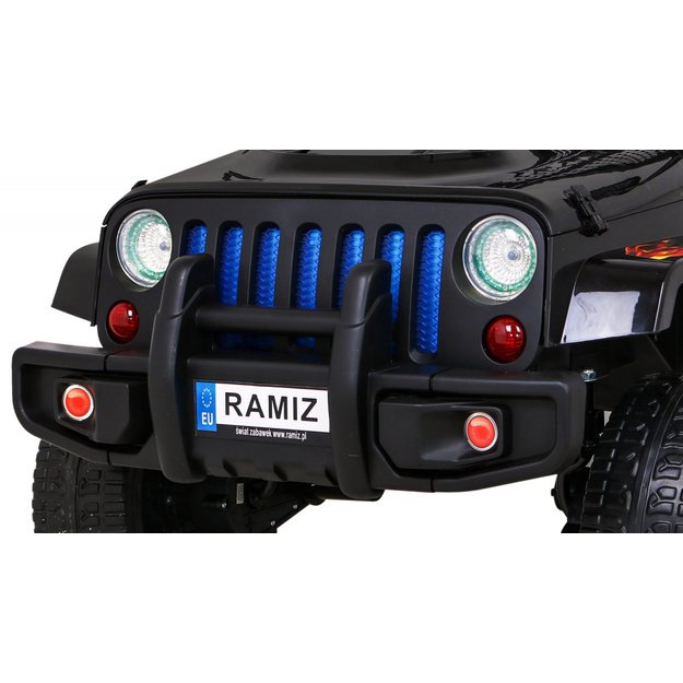 Vienvietis elektrinis džipas vaikams Raptor Drifter 4x4, juodas