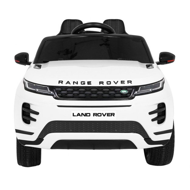 Vienvietis elektromobilis Range Rover Evoque, baltas