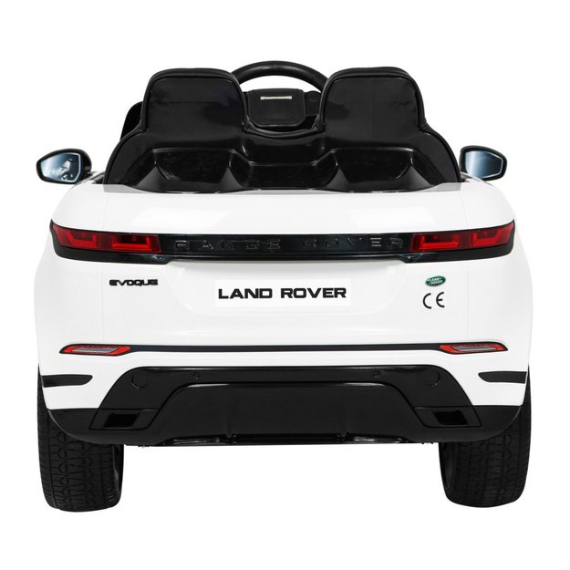 Vienvietis elektromobilis Range Rover Evoque, baltas
