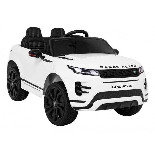 Vienvietis elektromobilis Range Rover Evoque, baltas