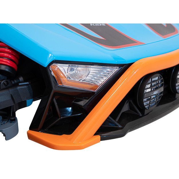 Dvivietis elektromobilis bagis Auto Buggy Racing 5, 24V, mėlynas