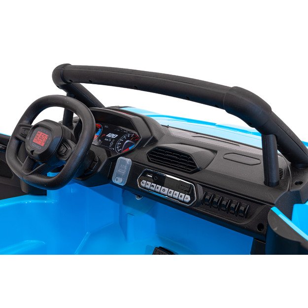 Dvivietis elektromobilis bagis Auto Buggy Racing 5, 24V, mėlynas