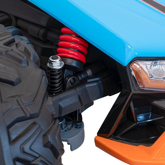Dvivietis elektromobilis bagis Auto Buggy Racing 5, 24V, mėlynas