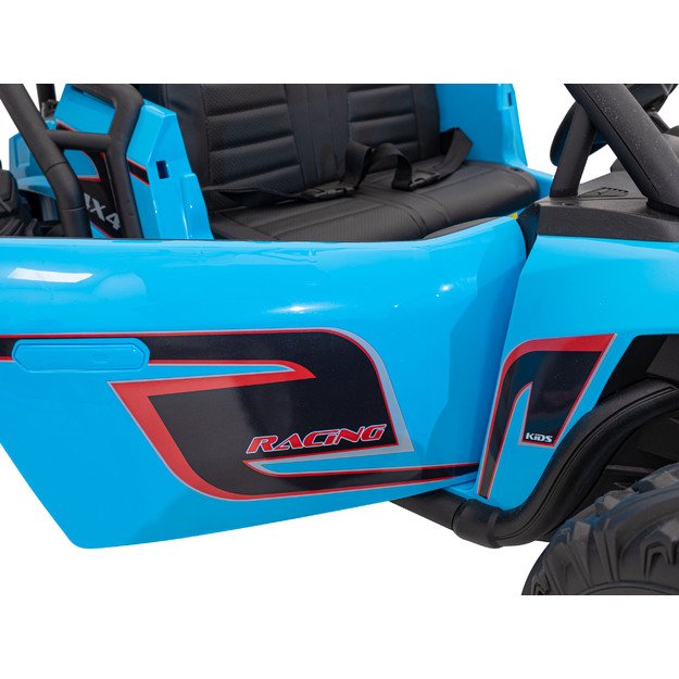 Dvivietis elektromobilis bagis Auto Buggy Racing 5, 24V, mėlynas