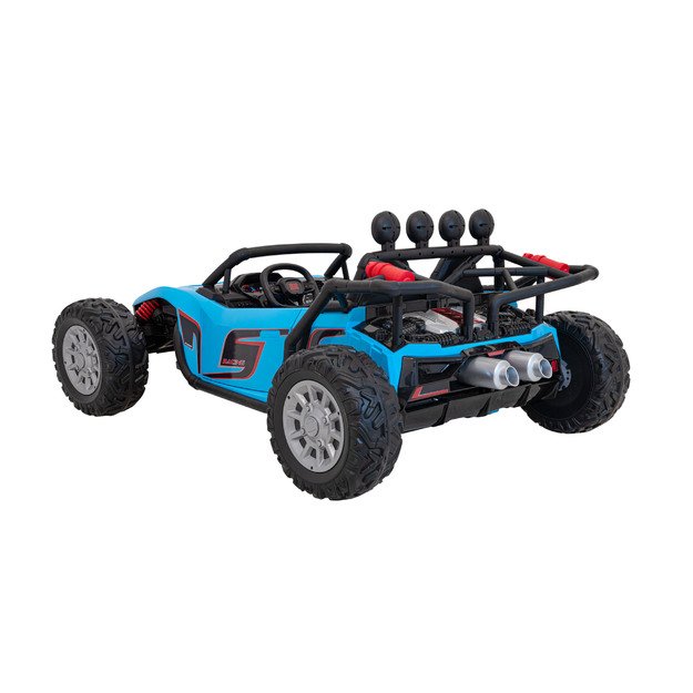 Dvivietis elektromobilis bagis Auto Buggy Racing 5, 24V, mėlynas