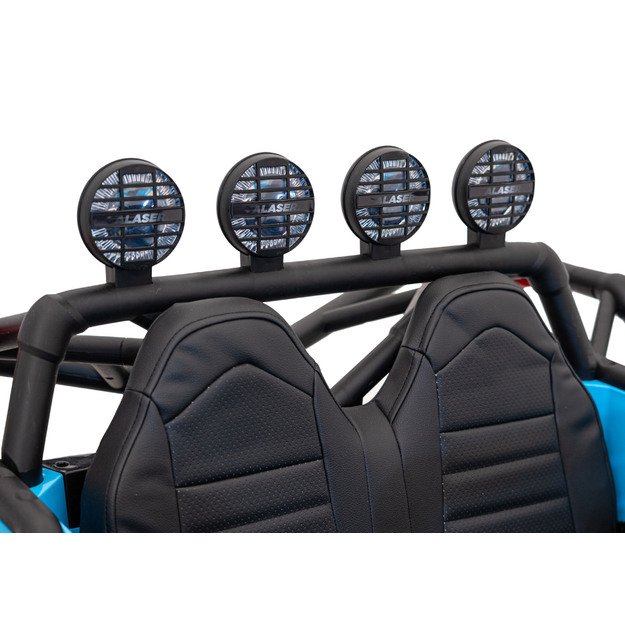 Dvivietis elektromobilis bagis Auto Buggy Racing 5, 24V, mėlynas