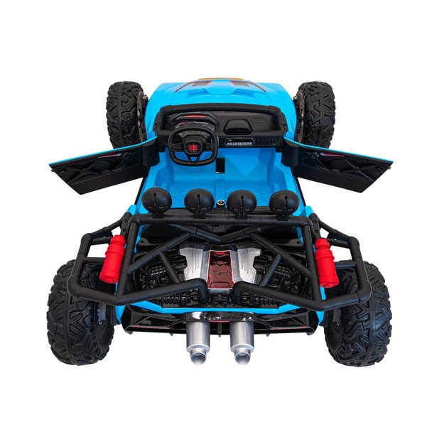 Dvivietis elektromobilis bagis Auto Buggy Racing 5, 24V, mėlynas