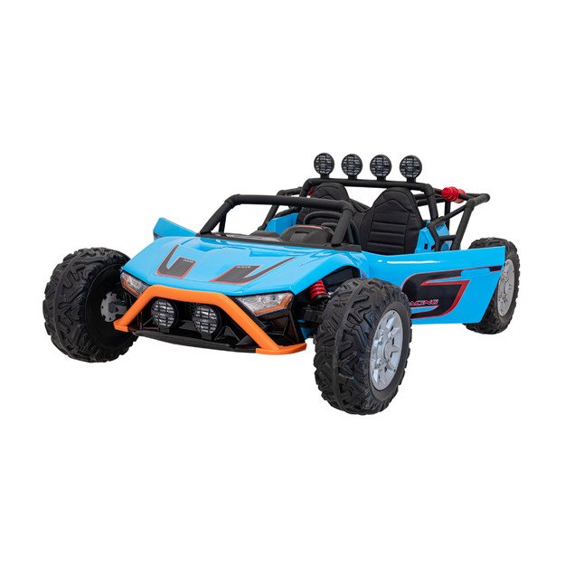 Dvivietis elektromobilis bagis Auto Buggy Racing 5, 24V, mėlynas