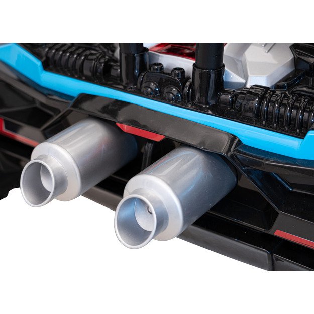 Dvivietis elektromobilis bagis Auto Buggy Racing 5, 24V, mėlynas