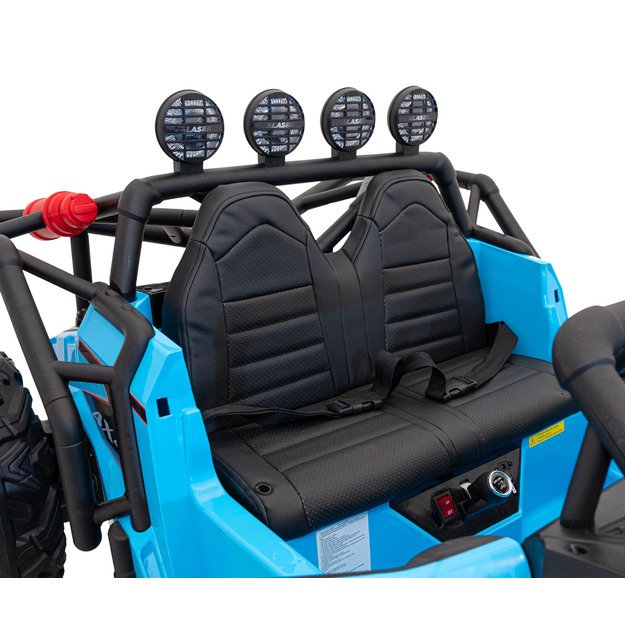 Dvivietis elektromobilis bagis Auto Buggy Racing 5, 24V, mėlynas
