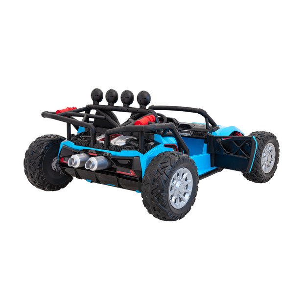 Dvivietis elektromobilis bagis Auto Buggy Racing 5, 24V, mėlynas