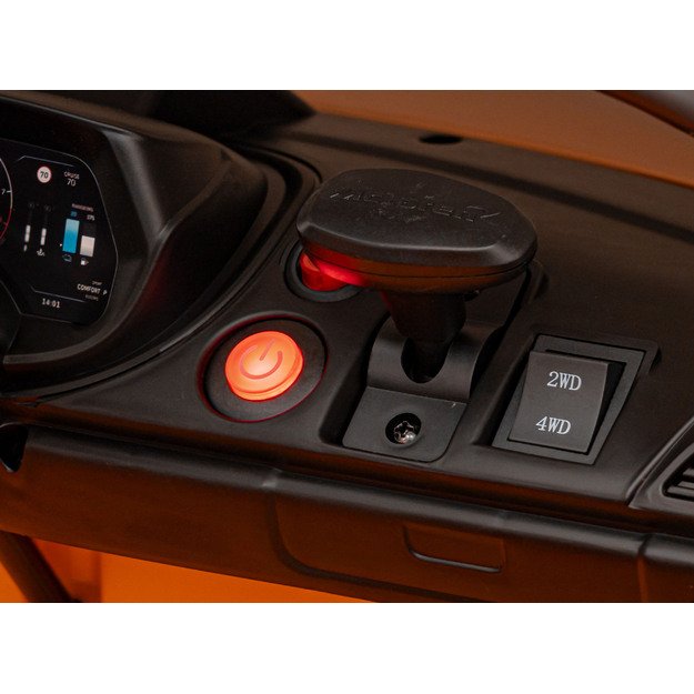 Vienvietis elektromobilis vaikams McLaren Artur 4x4, oranžinis