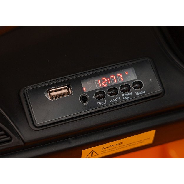 Vienvietis elektromobilis vaikams McLaren Artur 4x4, oranžinis