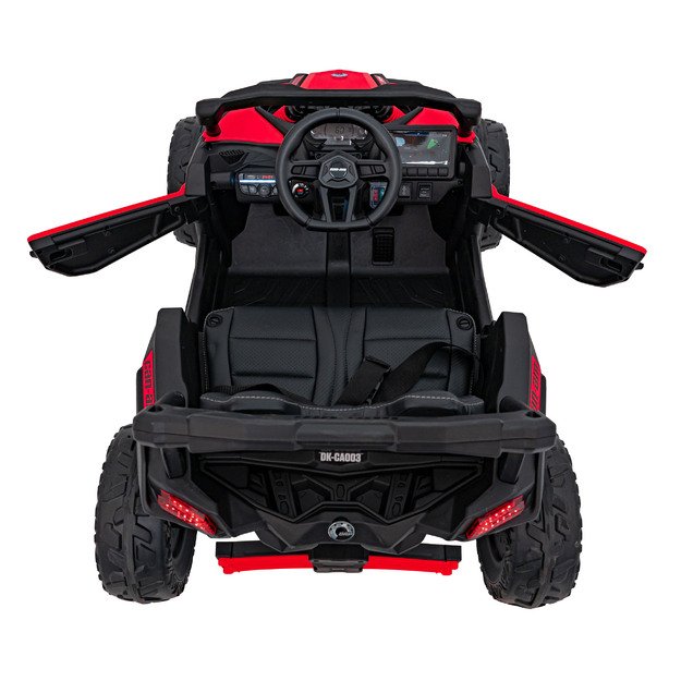 Vienvietis elektrinis bagis vaikams Maverick CAN-AM, raudonas