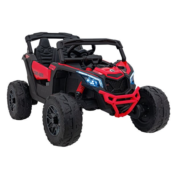 Vienvietis elektrinis bagis vaikams Maverick CAN-AM, raudonas