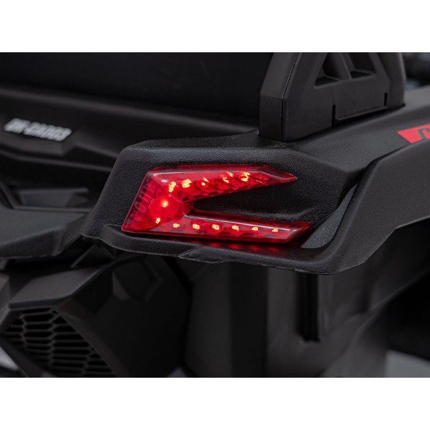Vienvietis elektrinis bagis vaikams Maverick CAN-AM, raudonas