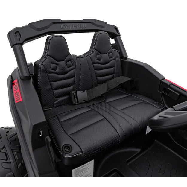 Vienvietis elektrinis bagis vaikams Maverick CAN-AM, raudonas
