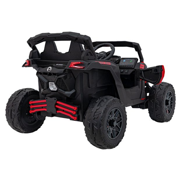 Vienvietis elektrinis bagis vaikams Maverick CAN-AM, raudonas