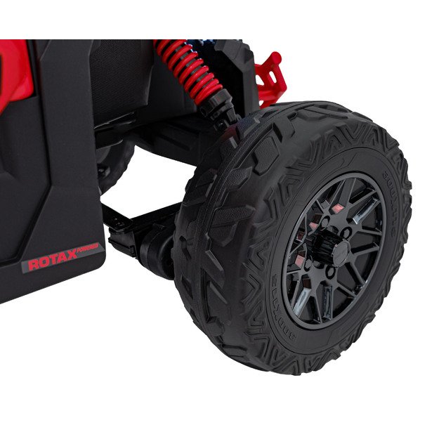 Vienvietis elektrinis bagis vaikams Maverick CAN-AM, raudonas