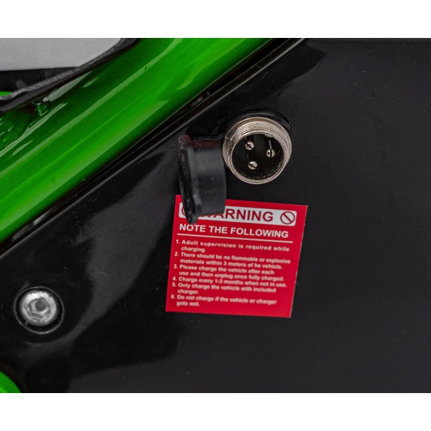 Vaikiškas elektrinis motociklas RENEGADE 50R, žalias