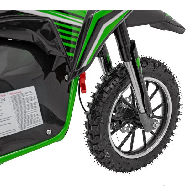Vaikiškas elektrinis motociklas RENEGADE 50R, žalias