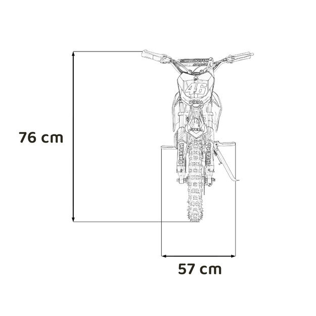 Vaikiškas elektrinis motociklas RENEGADE 50R, žalias