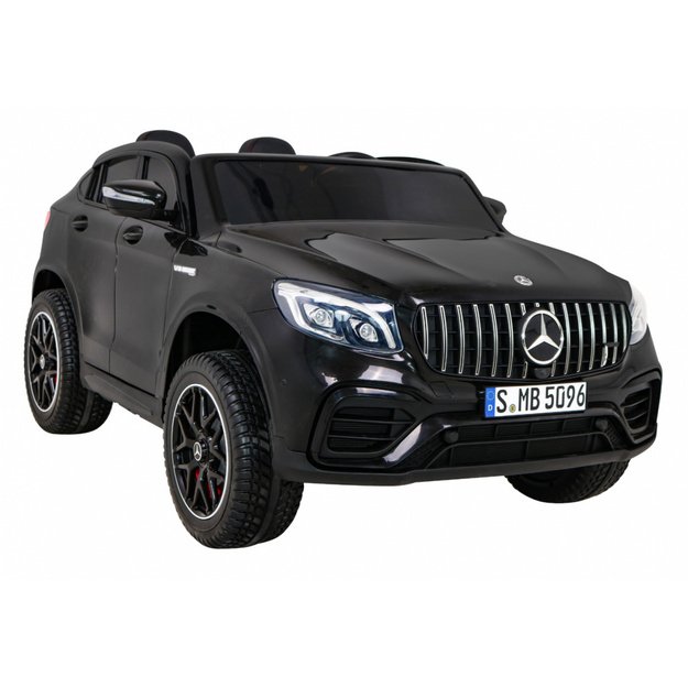 Dvivietis elektromobilis Mercedes GLC 63S 4x4, juodas