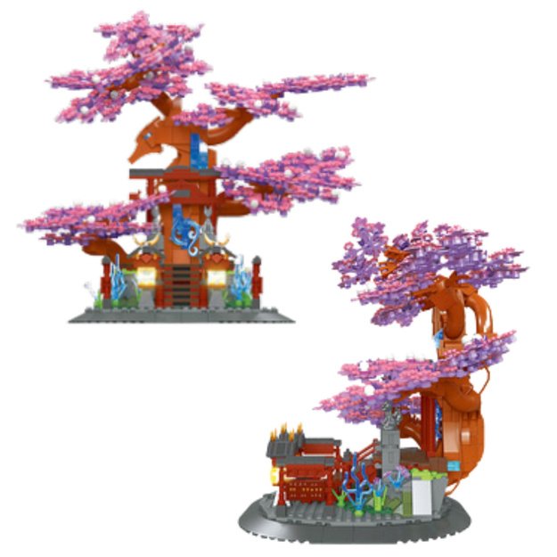 Konstruktoriaus rinkinys vaikams „Sakura“ 1370 vnt. 1