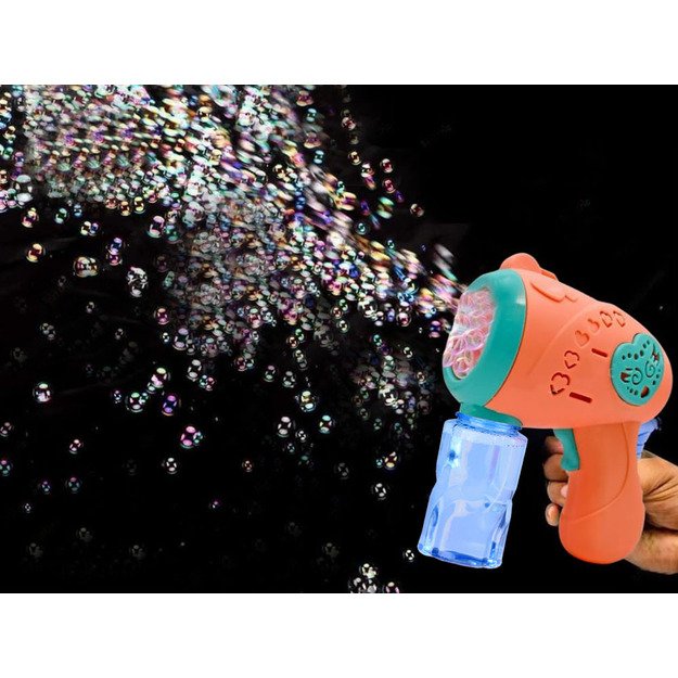 Muilo burbulų pistoletas „Bubble Gun“, oranžinis