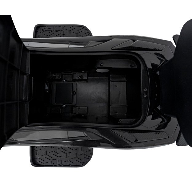 Paspiriama mašinėlė - stumdukas Lamborghini Aventador SV  vaikams, juoda