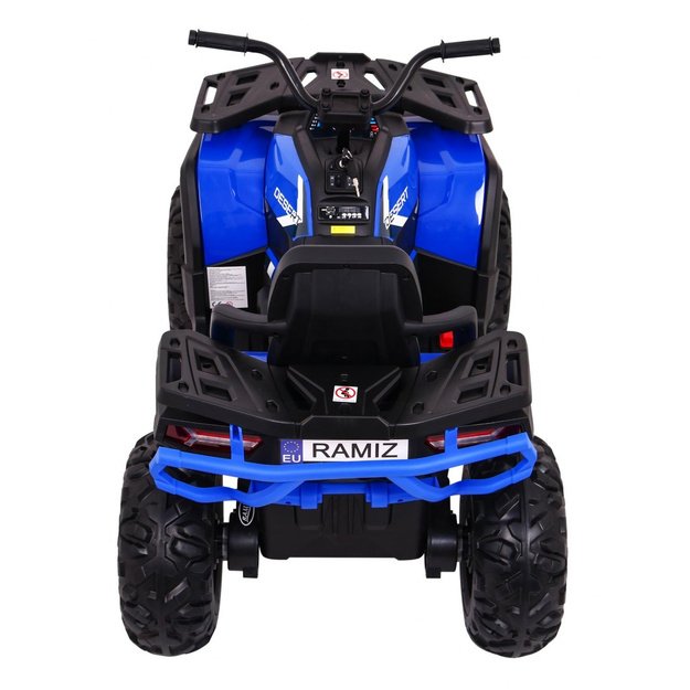 Vienvietis elektrinis keturratis vaikams Quad ATV Desert, mėlynas