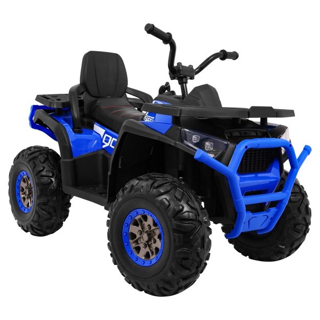 Vienvietis elektrinis keturratis vaikams Quad ATV Desert, mėlynas