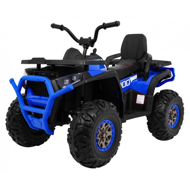 Vienvietis elektrinis keturratis vaikams Quad ATV Desert, mėlynas