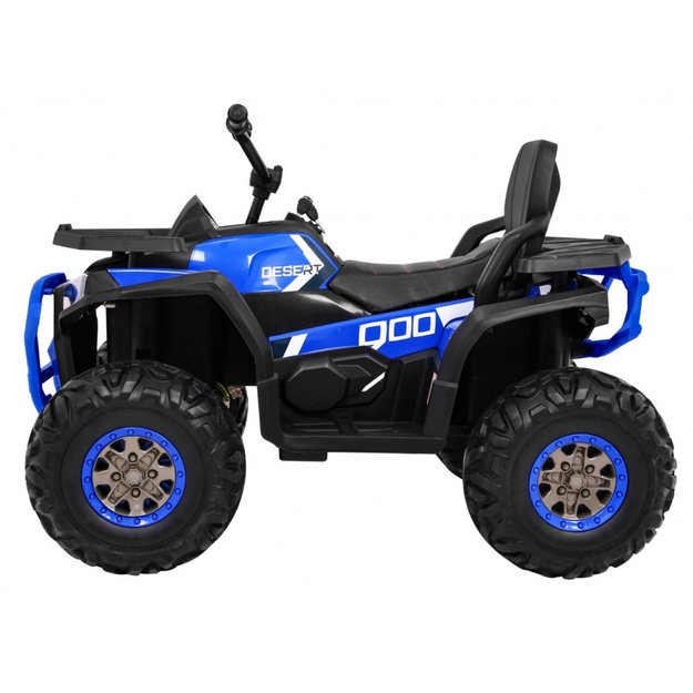 Vienvietis elektrinis keturratis vaikams Quad ATV Desert, mėlynas
