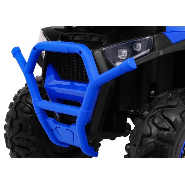 Vienvietis elektrinis keturratis vaikams Quad ATV Desert, mėlynas
