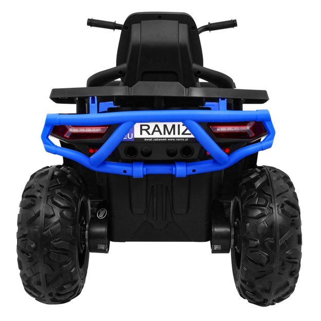 Vienvietis elektrinis keturratis vaikams Quad ATV Desert, mėlynas
